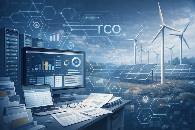 Automatyzacja procesów ofertowania i analizy TCO (Total Cost of Ownership) jako fundament rentowności farm wiatrowych i PV