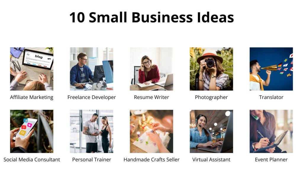 10 Small Business Ideas